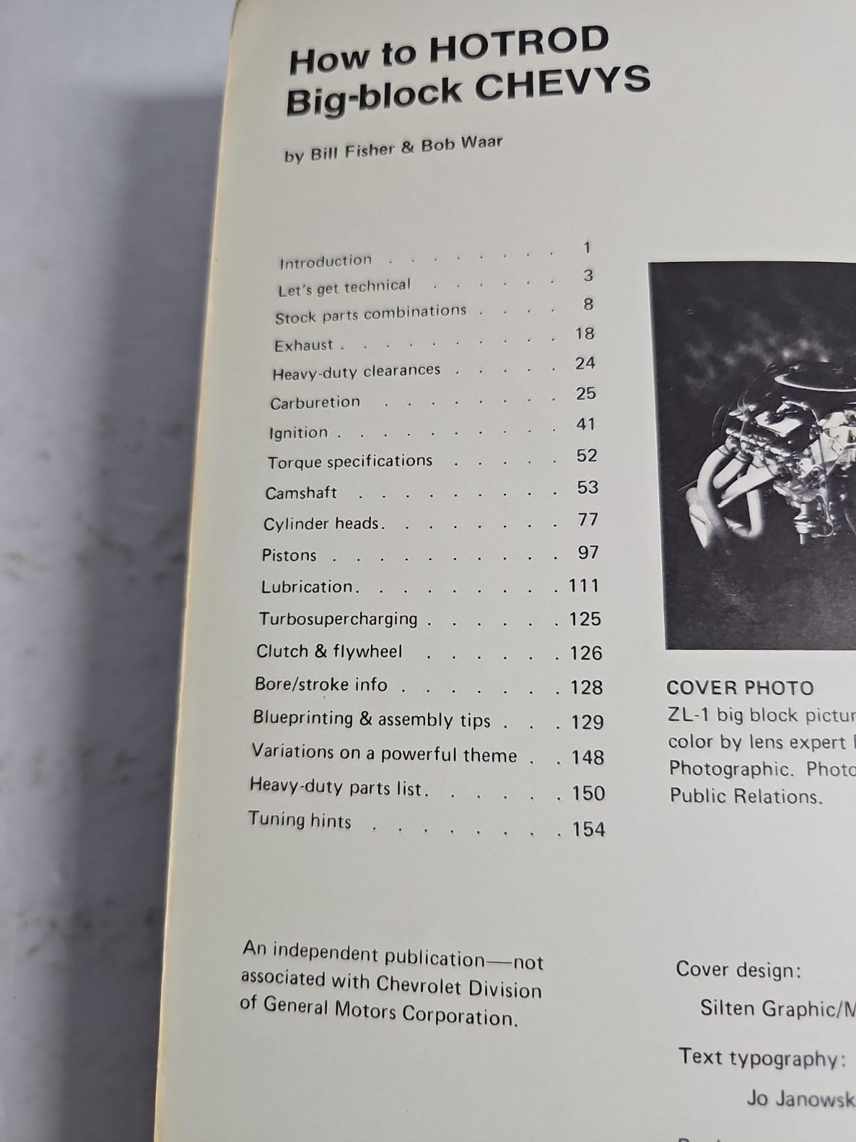 How to HOTROD Big-Block Chevys 396, 402, 427, 454 by John Thawley