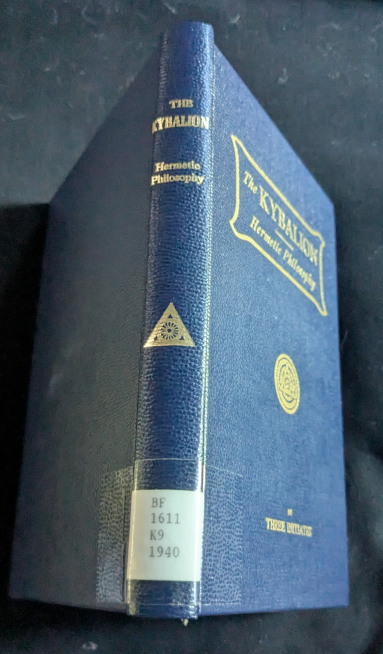 The Kybalion 1940 Hermetic Philosophy Three Initiates HC Occult Esoteric VG