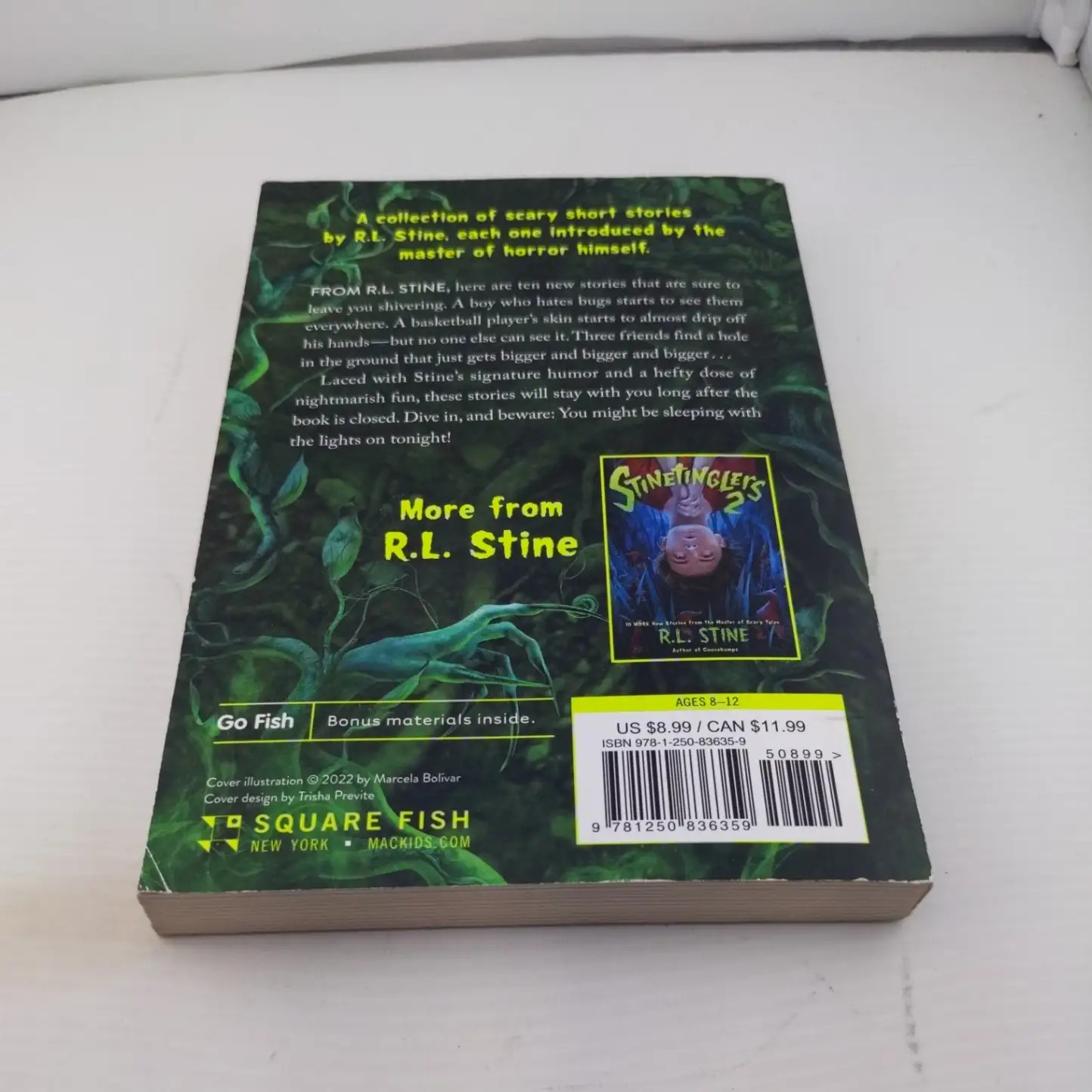 R L Stine Stinetinglers Book Collection Scary Short Stories Square Fish