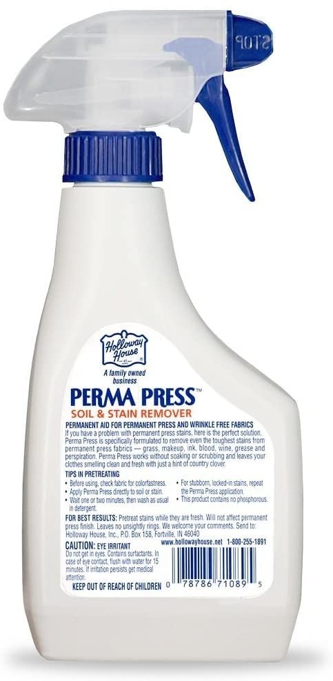 Holloway House Perma Press Soil & Stain Remover 16oz | Formulated for Heavy-Duty