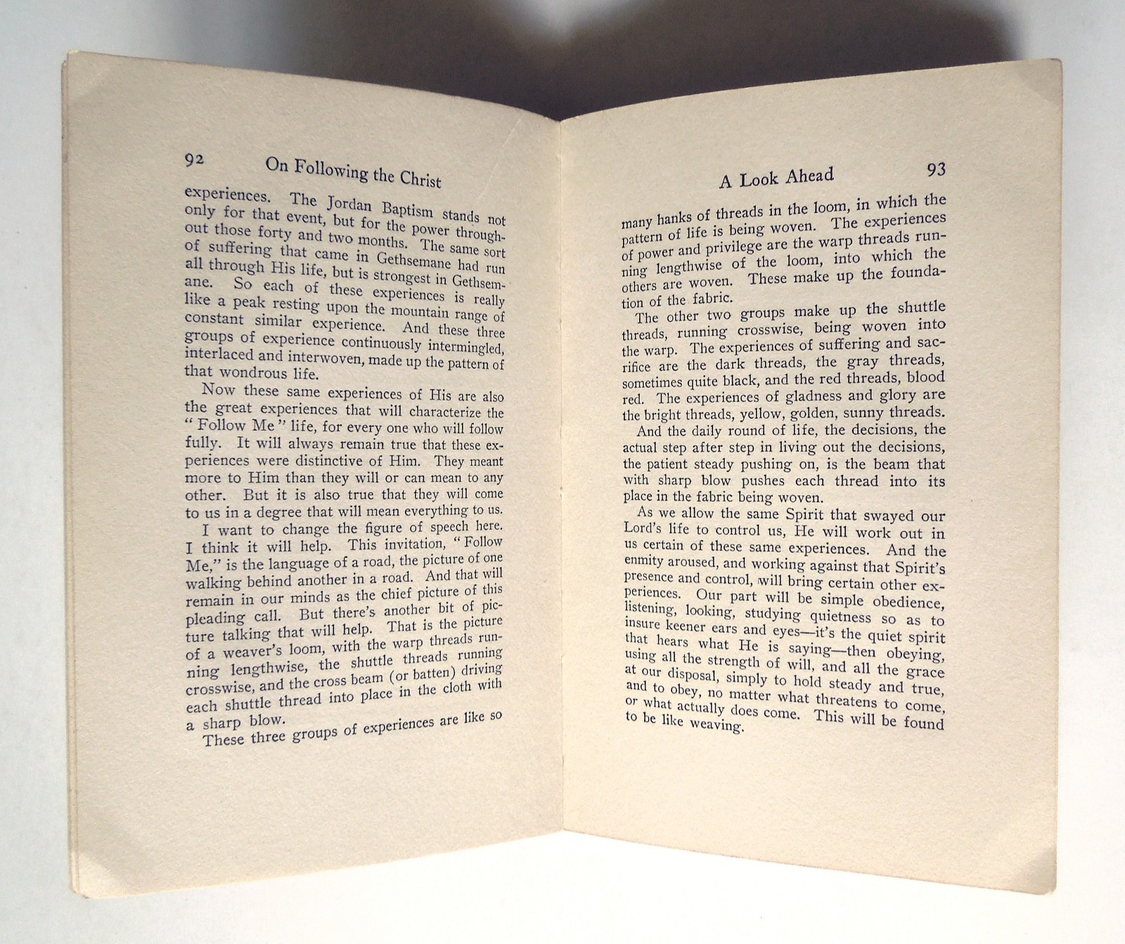 Quiet Talks on Following The Christ – S.D. Gordon, 1913 hc, Fleming H. Revell Co