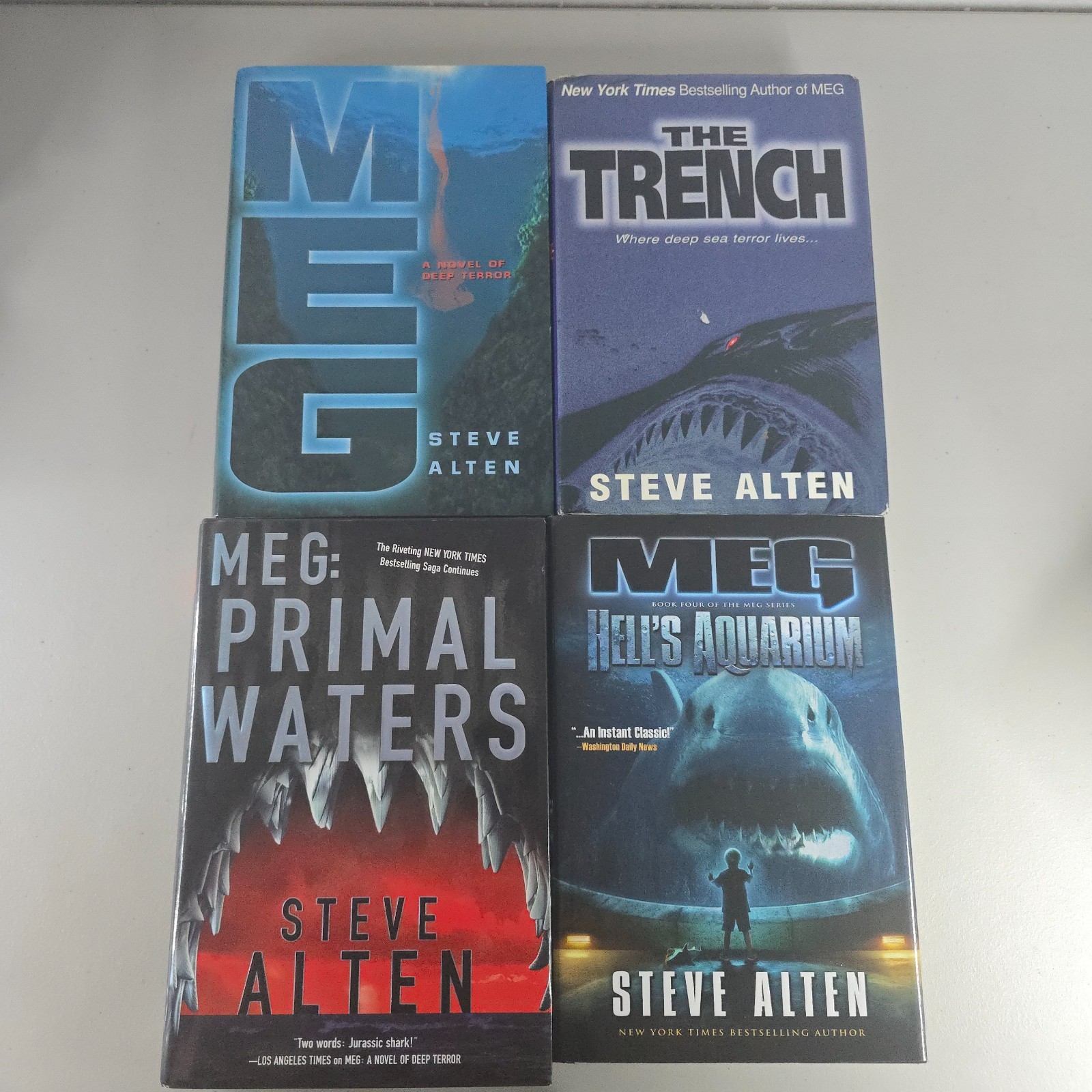 Meg Series 1-4 Books Hardcover Steve Allen