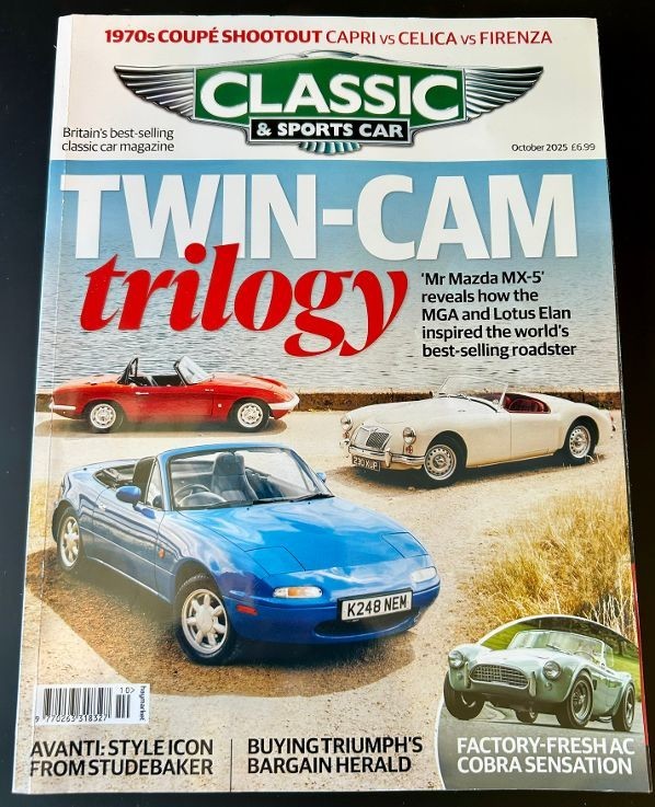 Classic & Sports Car Auto Magazine * October 2025 * Twin-Cam Trilogy