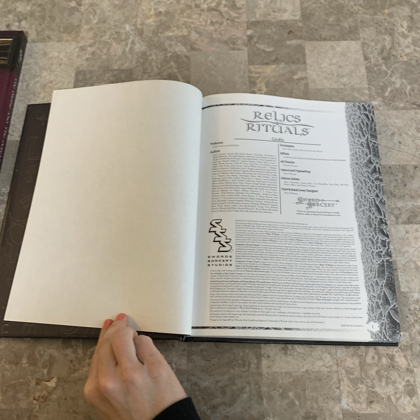 Swords & Sorcery Book Lot The Divine & the Defeated D&D RPG Rulebook Sourcebook!