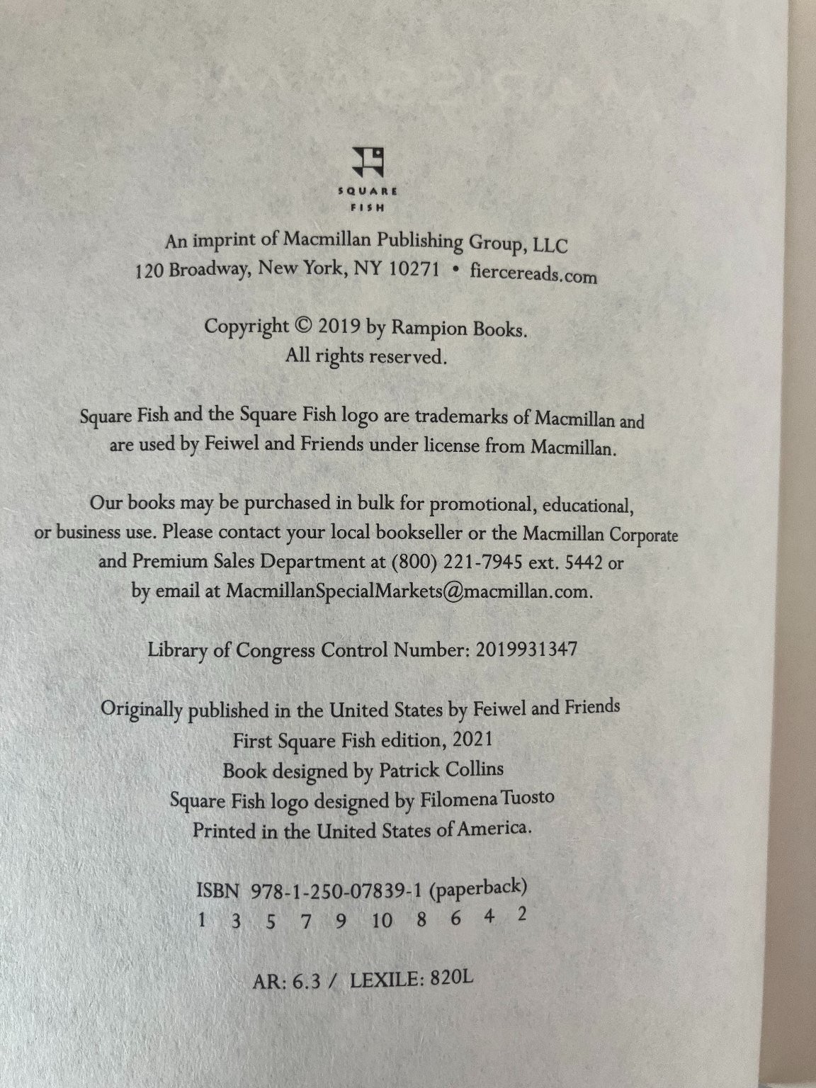 Supernova Marissa Meyer 2021 First Square Fish Edition YA Sci-Fi Paperback