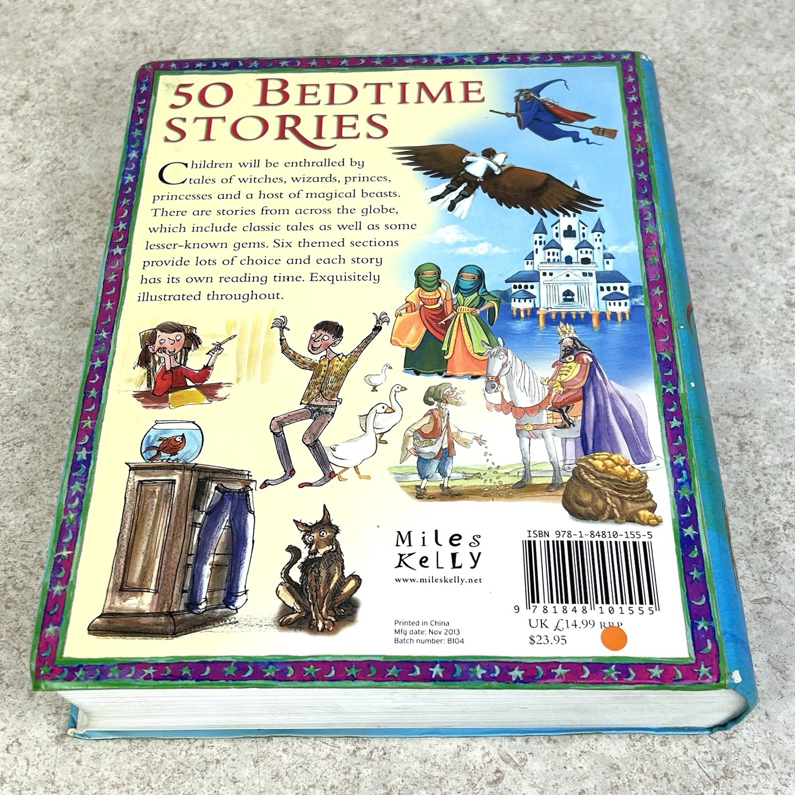 50 Bedtime Stories Children Book by Miles Kelly 2009 Edition Paperback 512 Pages