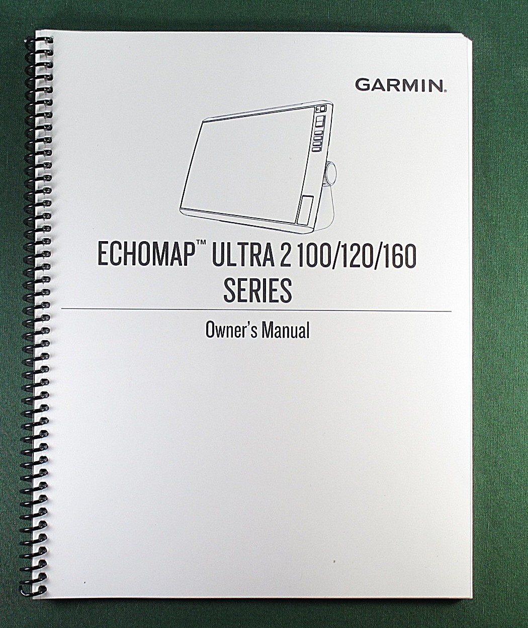 Garmin Echomap Ultra2 162SV Owner’s Manual: Full Color 196 Pages & Clear Covers