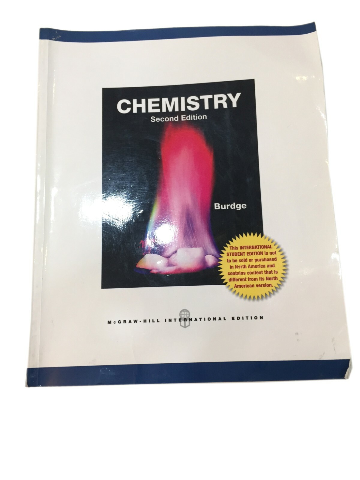 Chemistry Book by Julia R. Burdge Alchemy Science Physics Revised Organic HC Zn