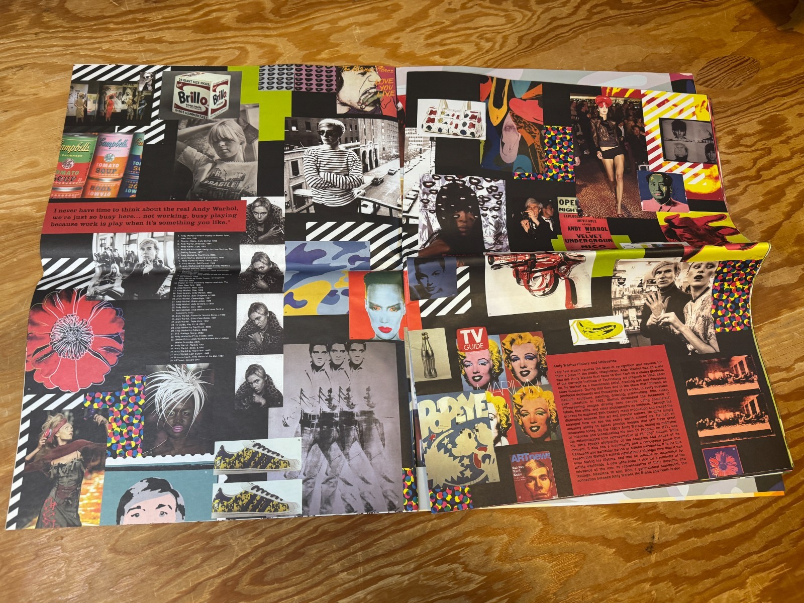 Andy Warhol by Cultura, 2005, First Edition, 30 pages tabloid-style book