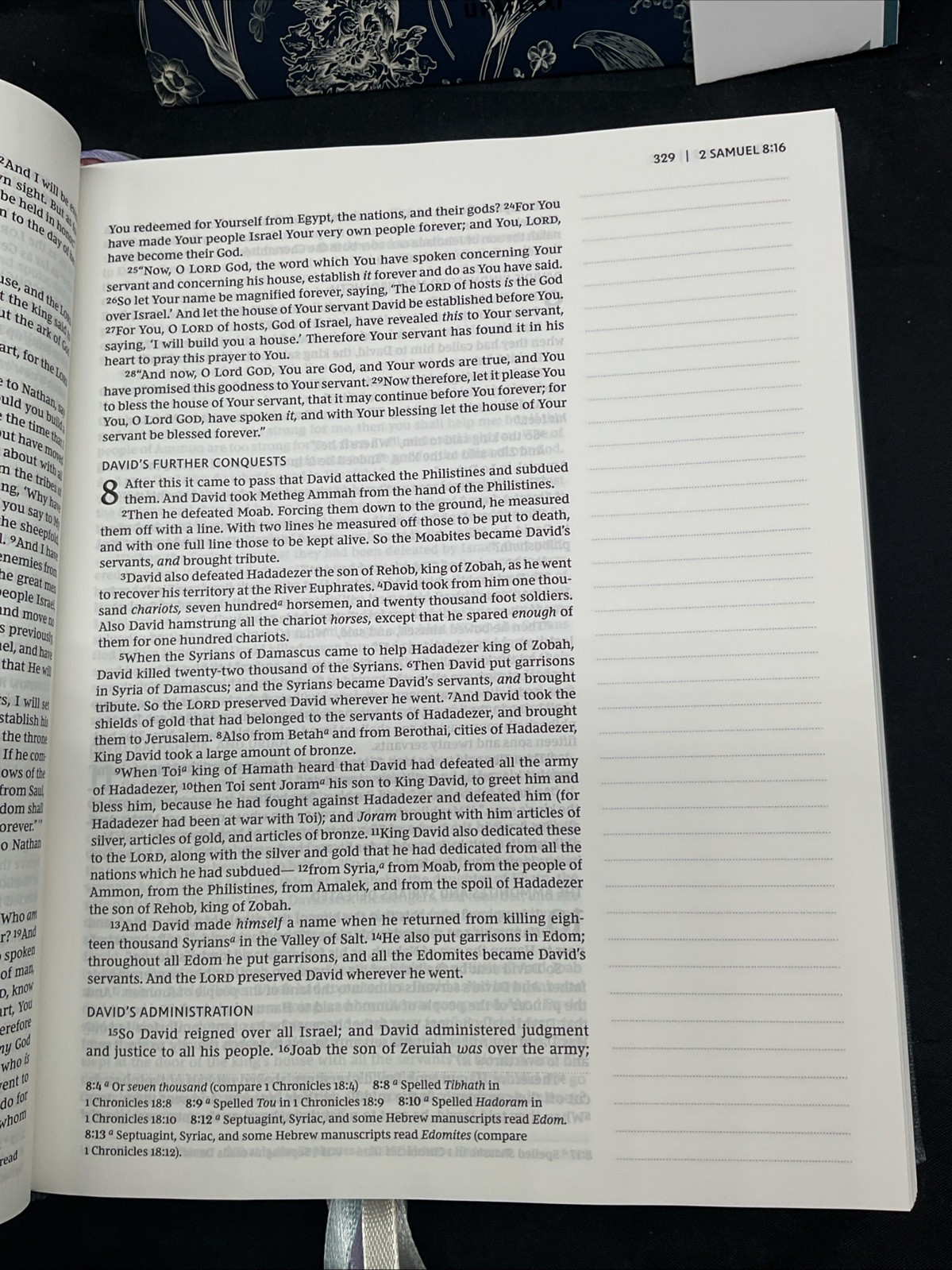 NKJV Journal the Word Bible Cloth over Board Gray USED SEE Description 2018