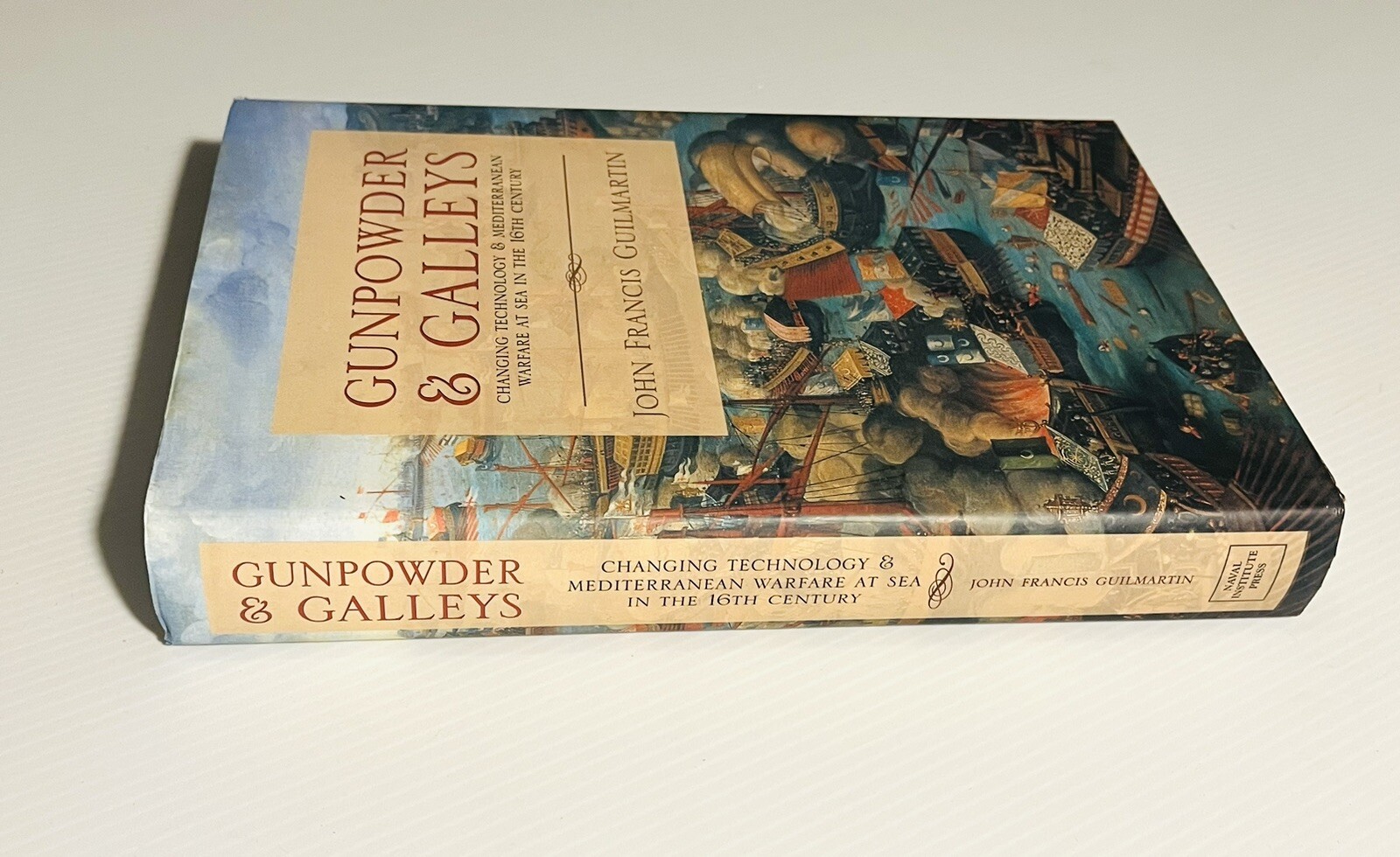 GUNPOWDER & GALLEYS – Mediterranian Warefare John Francis Guilmartin 2003 HC DJ