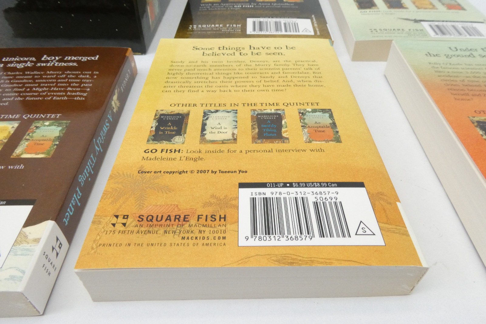 Madeleine L’Engle Time Quintet Box Set 5 Books Wrinkle in Time Square Fish