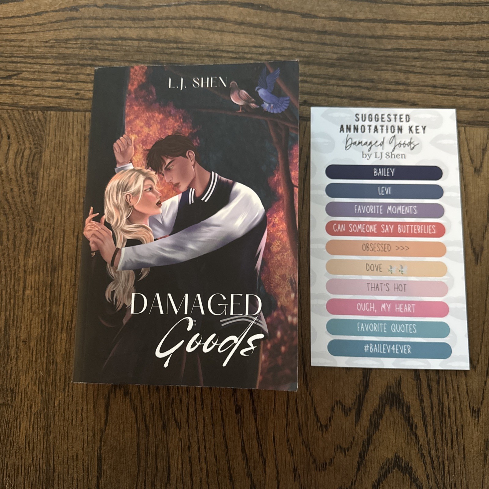 Probably Smut Damaged Goods by L. J. Shen Exculsive 2024 PB Book