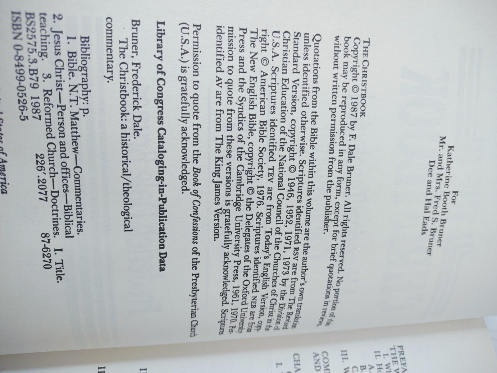 The Christbook: A Historical/Theological Commentary Matthew Vol 1-2 Presbyterian