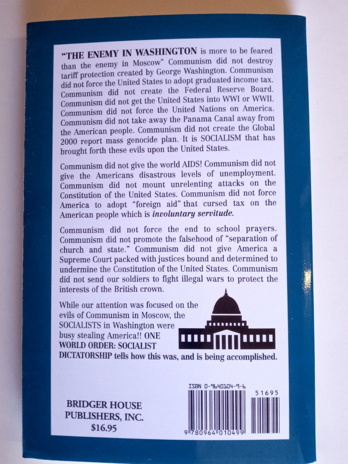 One World Order : Socialist Dictatorship by John Coleman (1998, Trade Paperback)