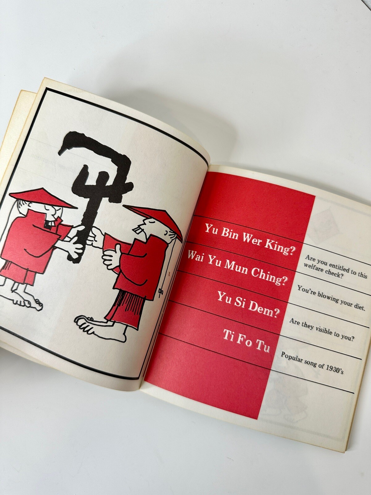 🩷 “CHOPPED-UP CHINESE” By Steve Allen 1978 — Humor — Softcover SIGNED.