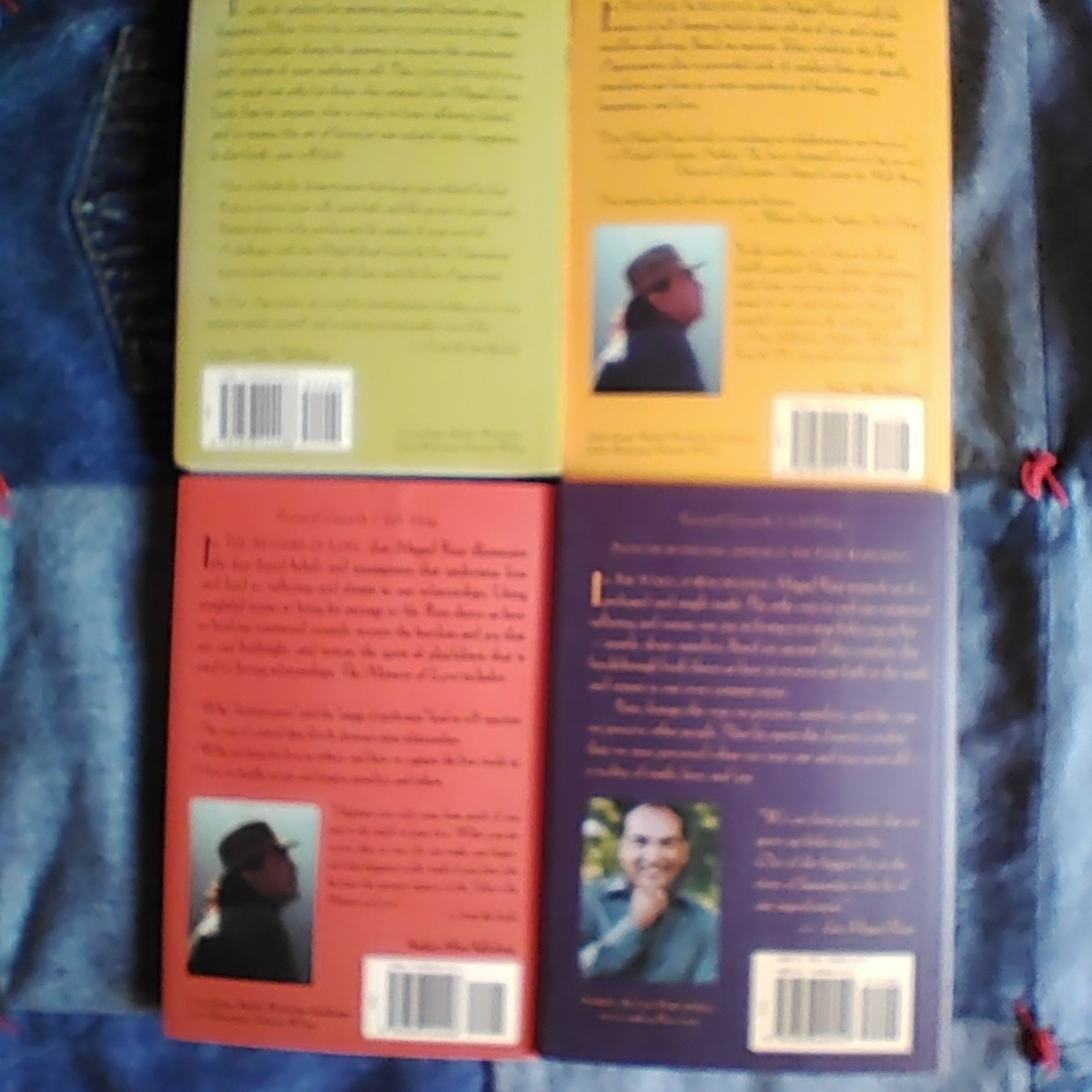 Don Miguel Ruiz Toltec Wisdom Paperback Set of 3 + Four Agreements Companion PB