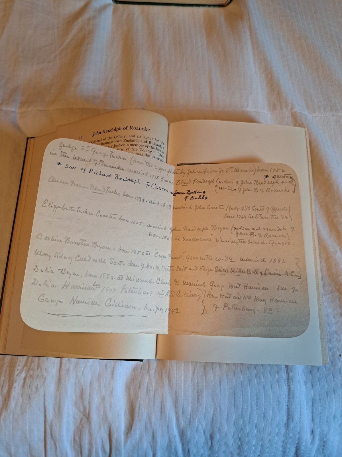 1922 John Randolph of Roanoke 2 Vol Set – William Cabell Bruce – TLS Letter