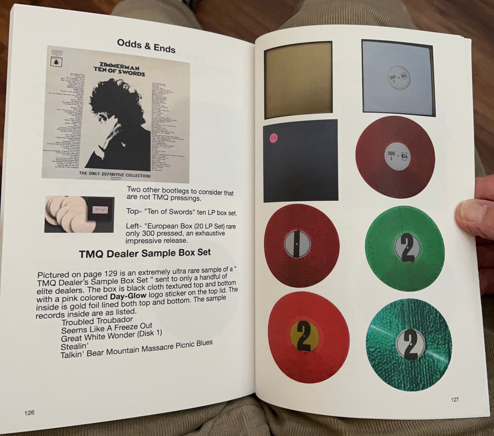 Book 6×9 132 page Illustrated picture book detailed guide Bob Dylan TMOQ/TMQ