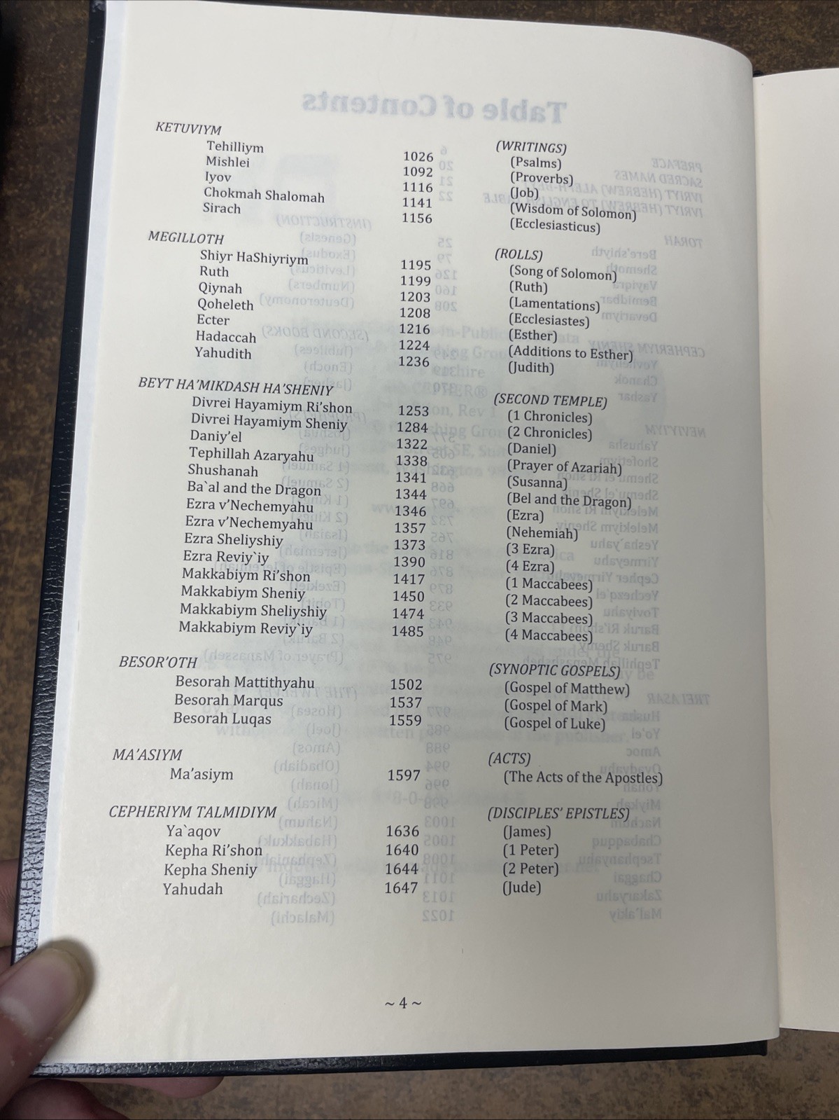 Eth Cepher Bible 3rd Edition, Rev 1 – 2018 Hardcover VG Torah Judaism Tabbed