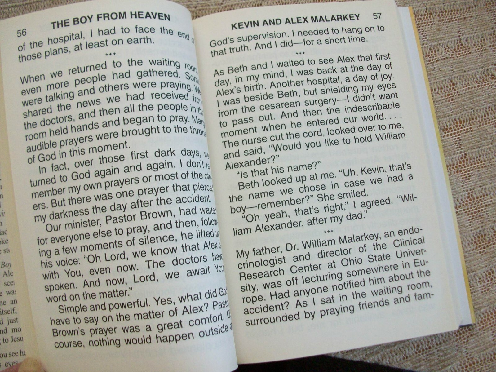 The Boy Who Came Back From Heaven by Kevin & Alex Malarkey (Large Print) HCDJ
