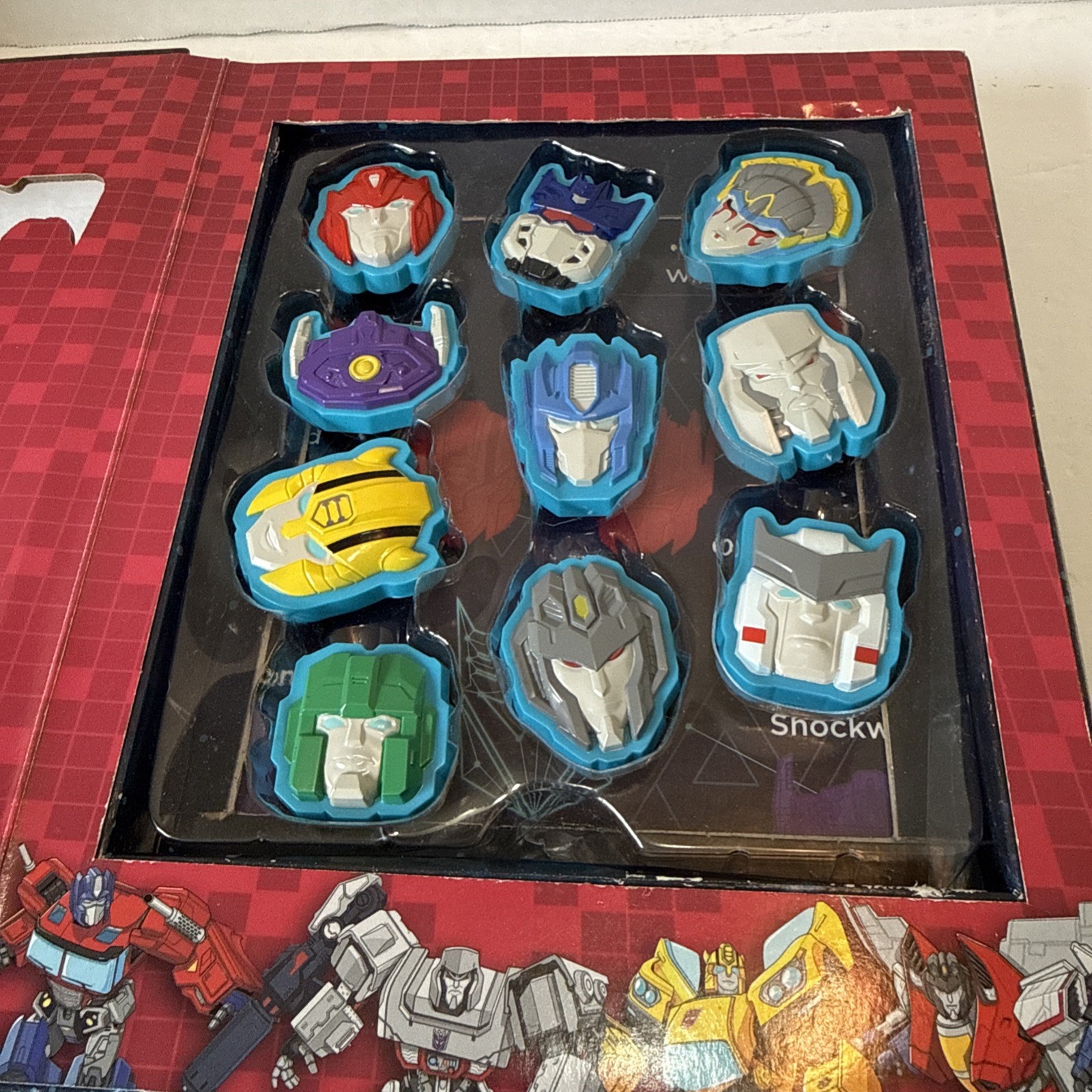Transformers Stuck On Stories with Suction Cup Toys Board Game and Storybook
