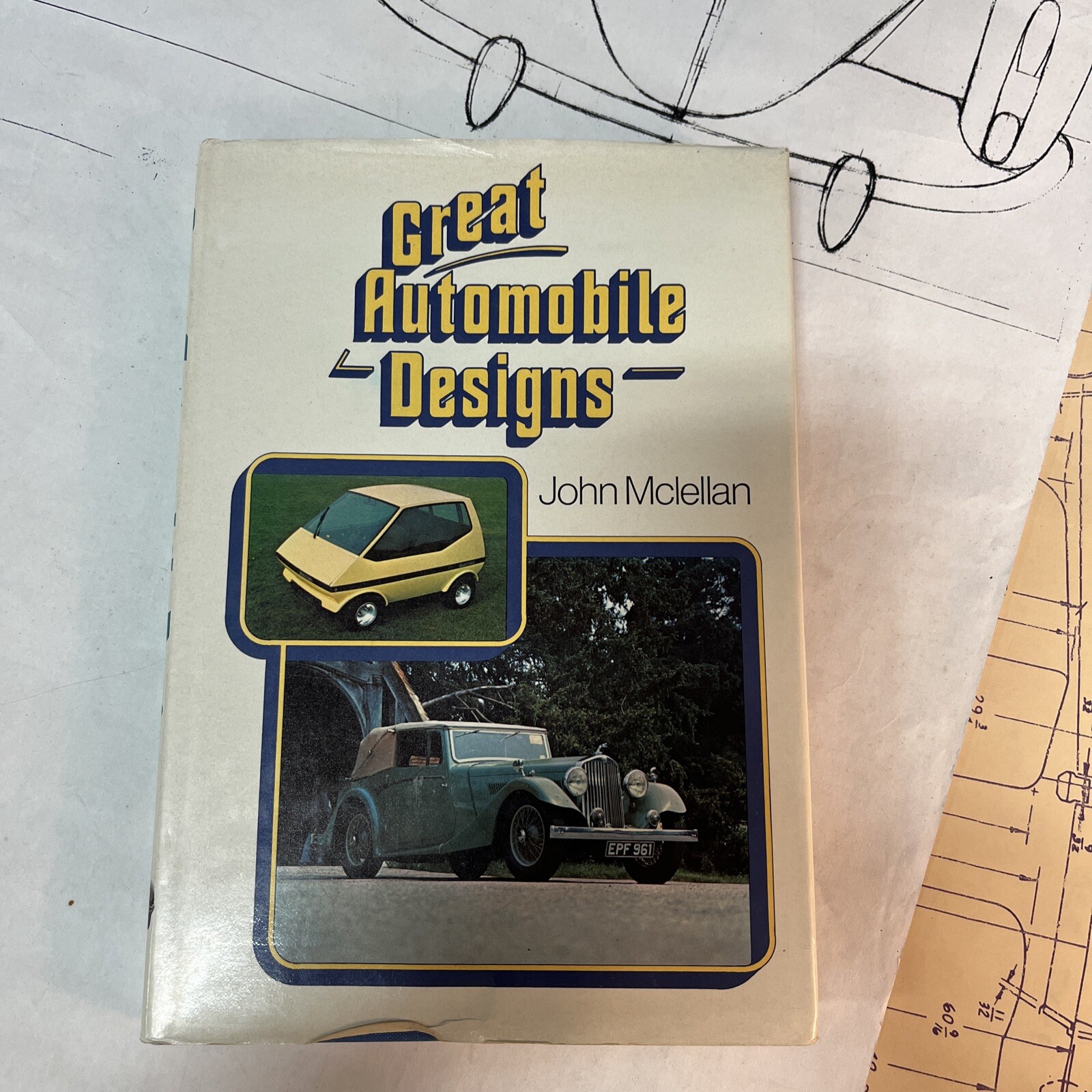 Great Automobile Designs By John Mclellan Circa 1975 Pub Arco