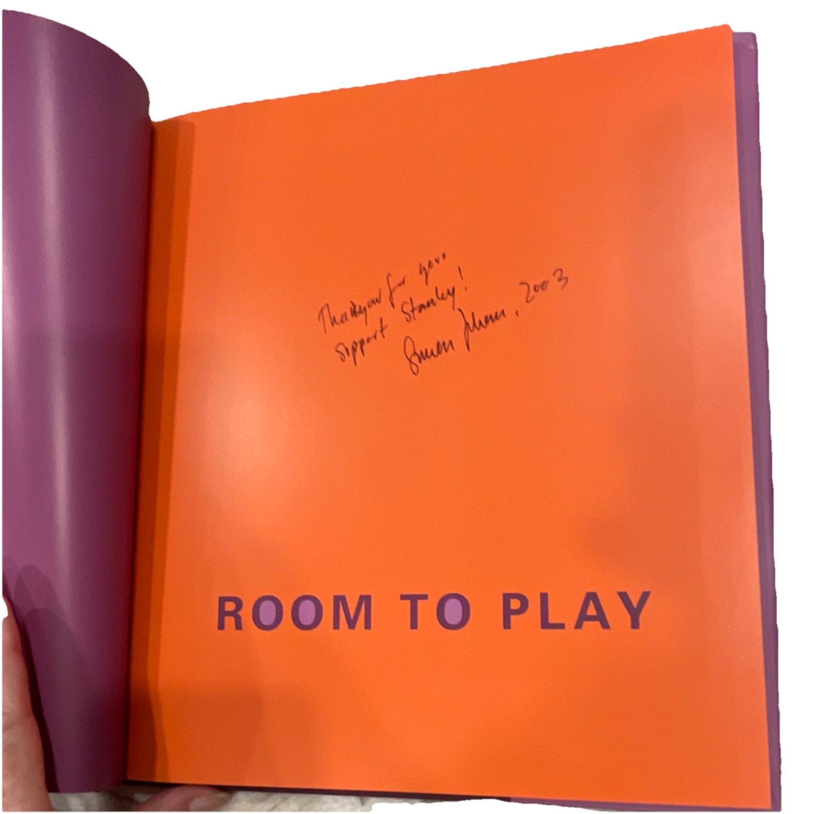 Room to Play by Simen Johan – Signed/Inscribed Hardcover Twin Palms 2002