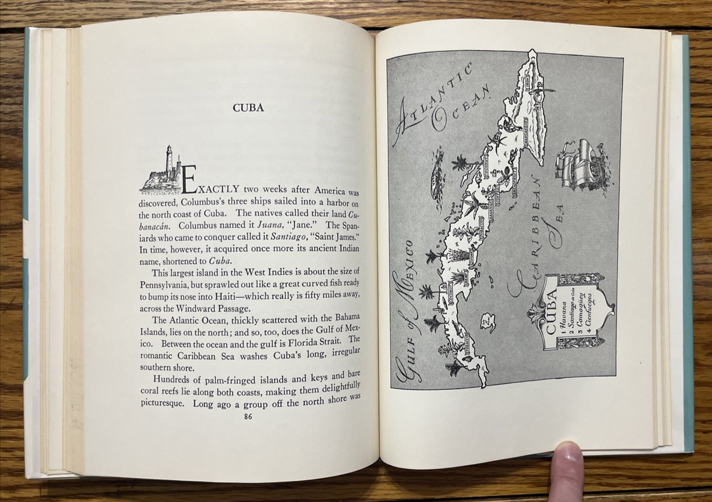 Picture Map Geography Mexico, Central America and the West Indies, Vernon Quinn