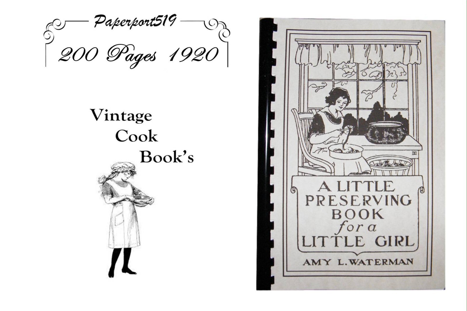 1920 A Little Preserving Book For A Little Girl 200 Pages
