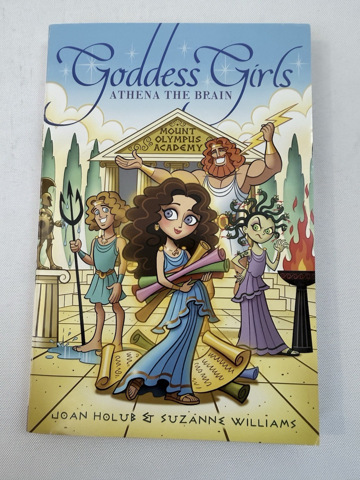 Goddess Girls Athena the Brain Joan & Suzanne 2010 Paperback Fast Ship!!