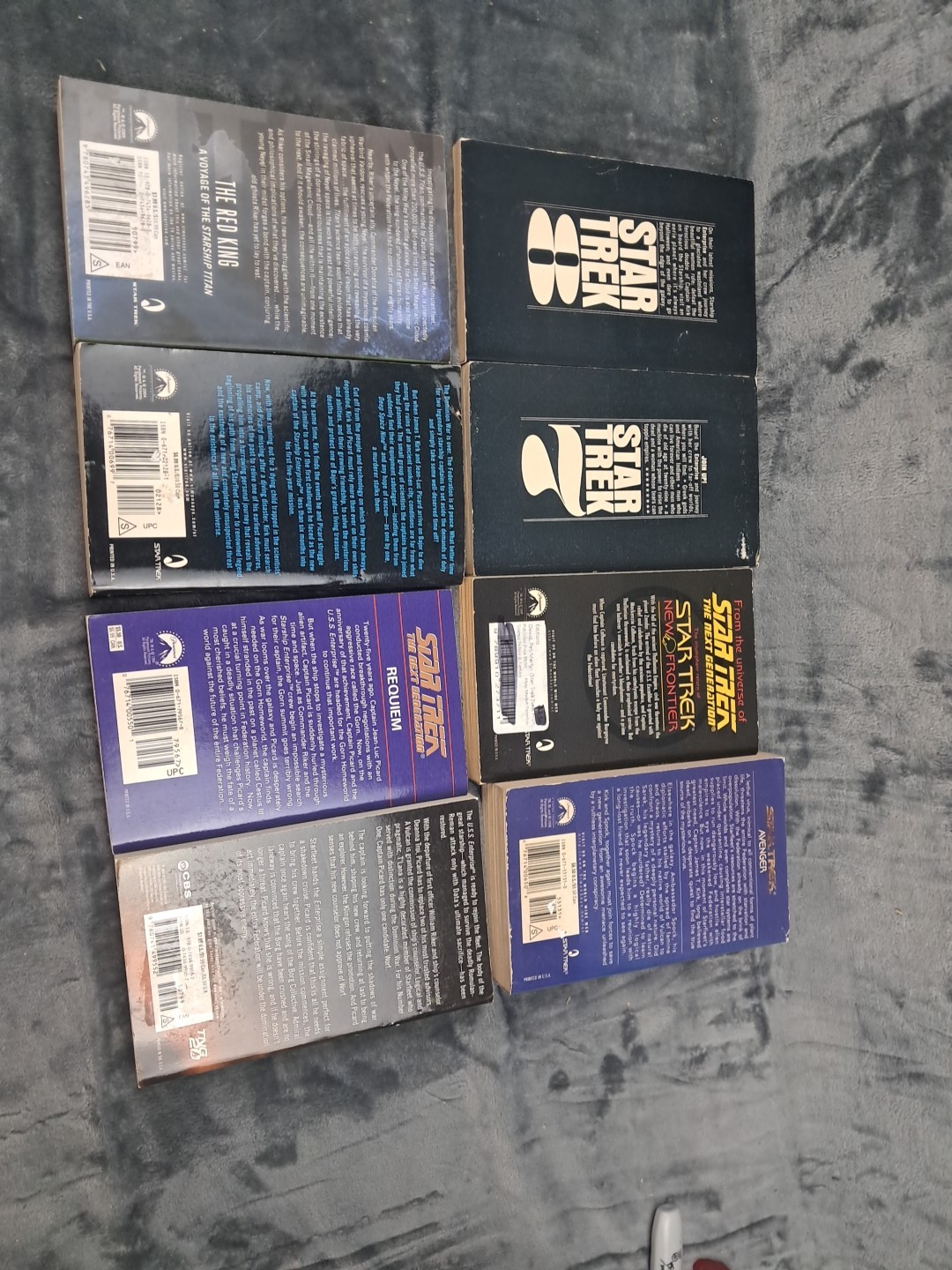 Mixed Lot of 19 Star Trek Books – Mix of books from 70s 80s 90s and 2000s