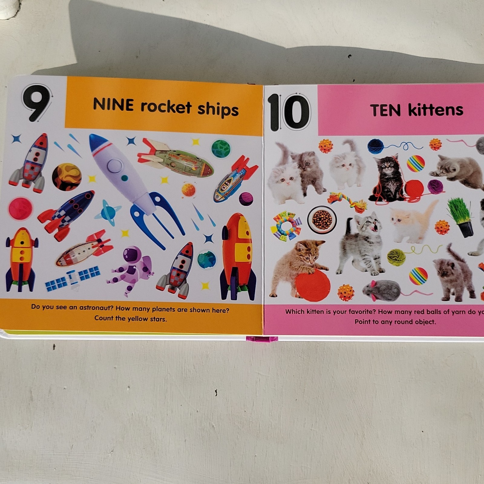Clever Publishing Find Discover Learn Count Board Book Ages 2-8 Numbers