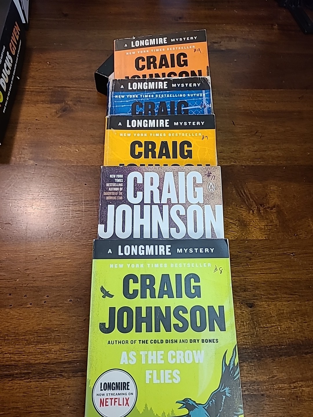 Craig Johnson 5 Book Lot – Longmire Series – Paperback 6,7,8,9,11 In Series