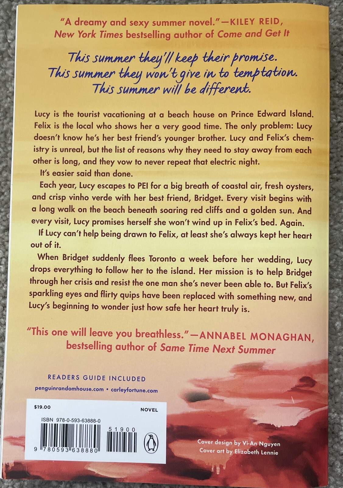 This Summer Will Be Different by Carley Fortune (Trade Paperback) **LIKE NEW**