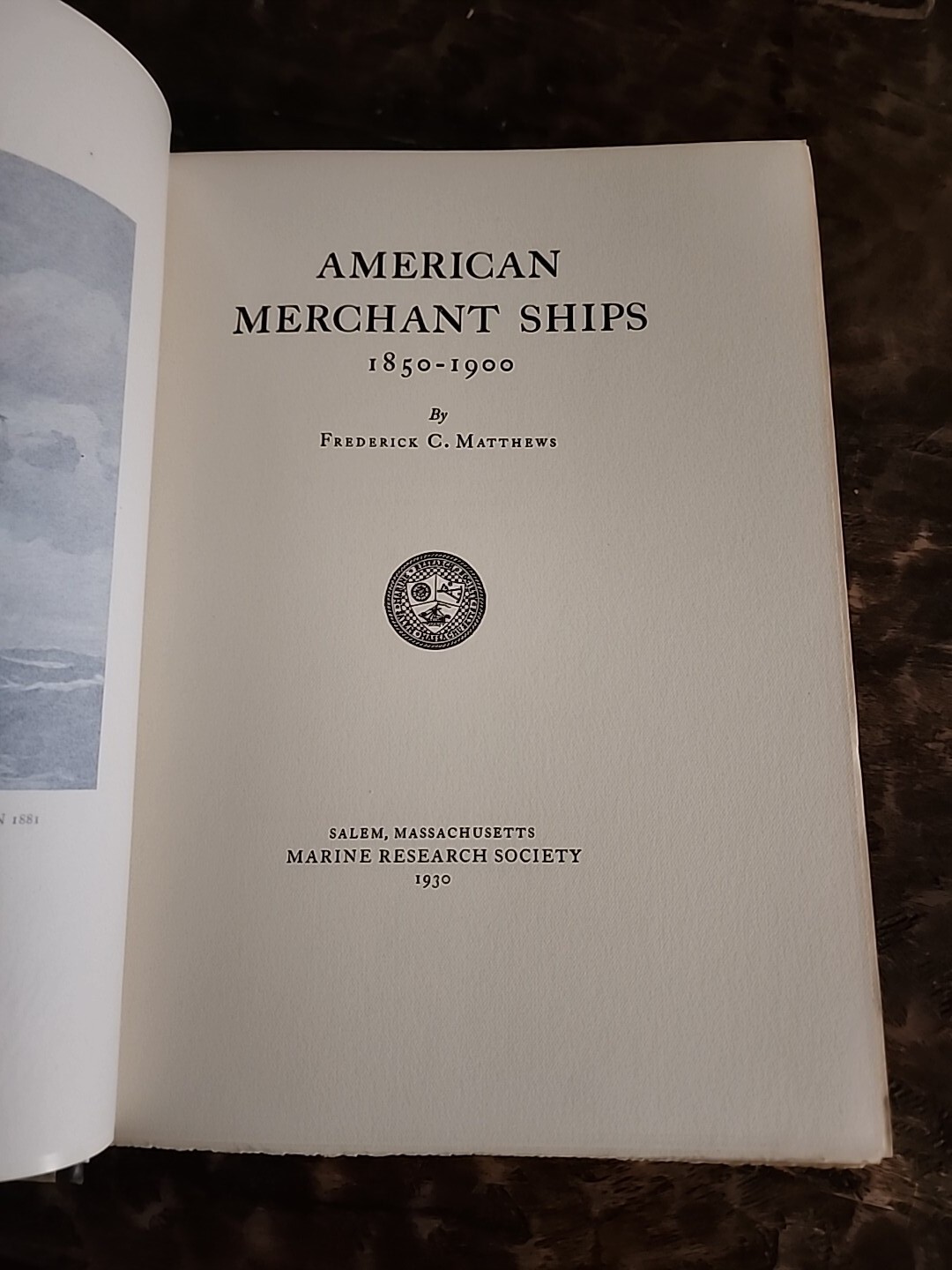 American Merchant Ships 1850–1900 Ltd Ed #68/97 Matthews 1930 2 Vol Set