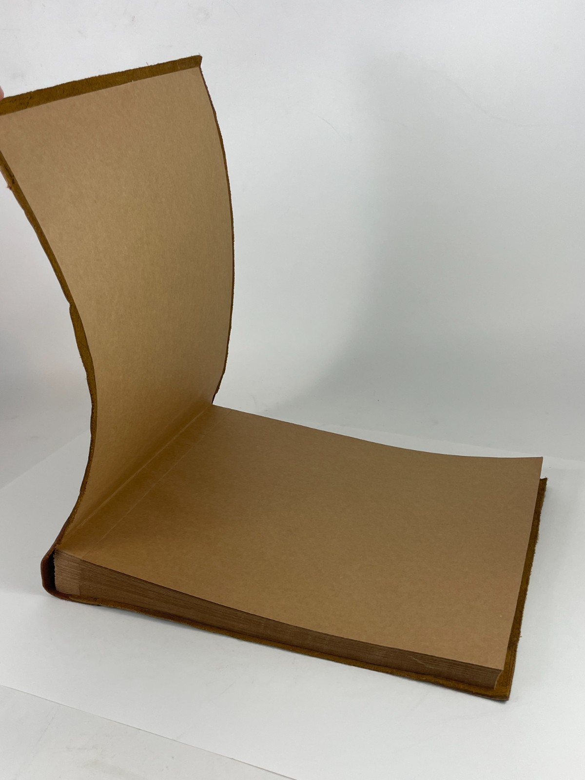 Leather sketchbook rugged *15 x 12 inches* large format heavy paper unmarked