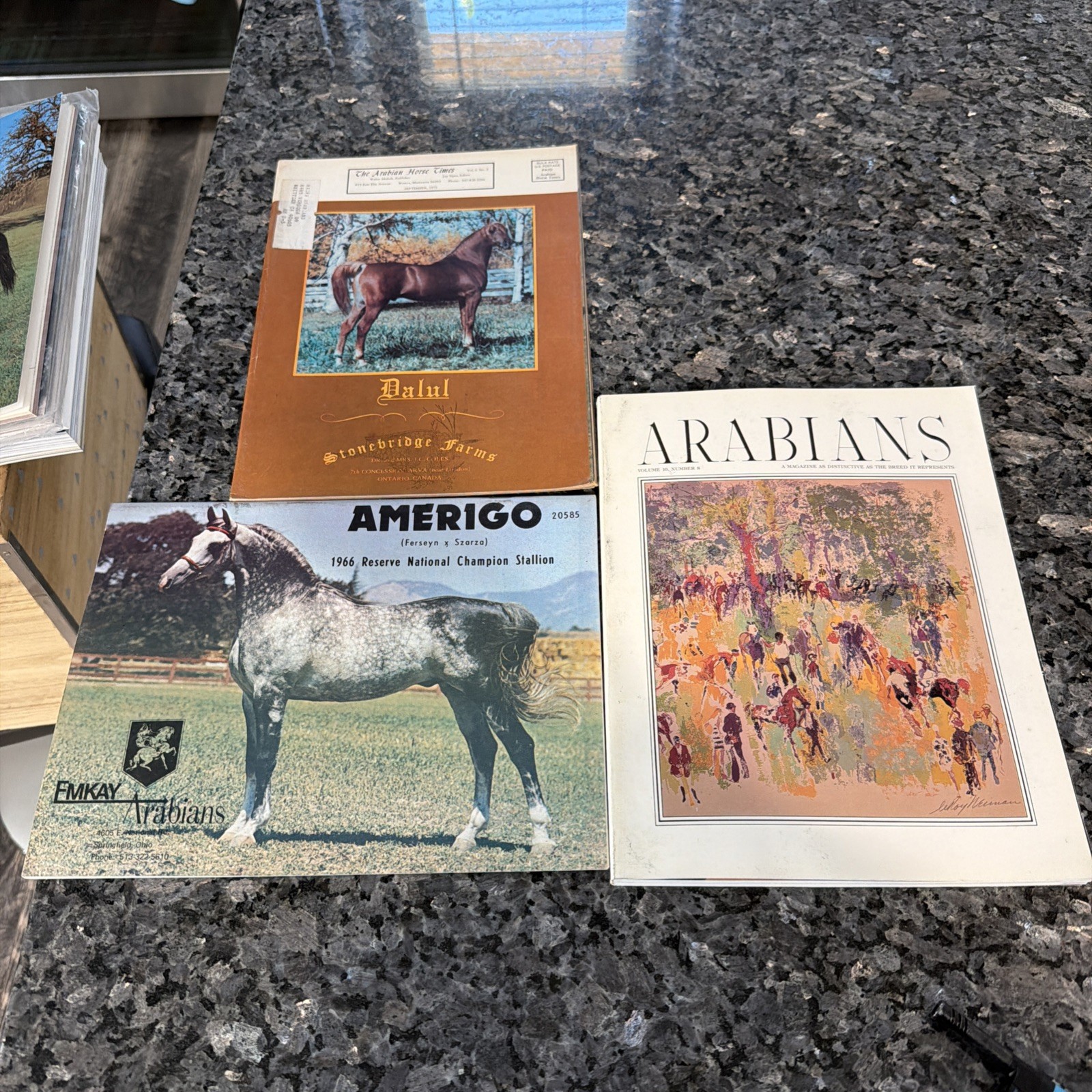Lot Of Horse Books, Magazines Arabian Horses
