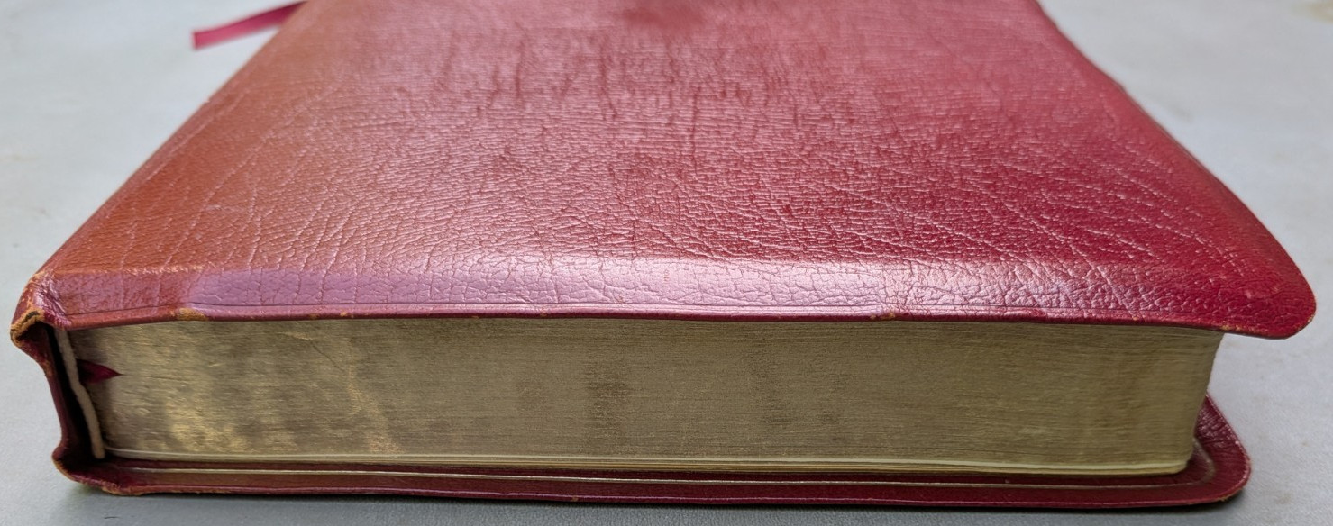 NEW SCOFIELD REFERENCE EDITION Red Cowhide Leather Bible KJV 1969 Oxford