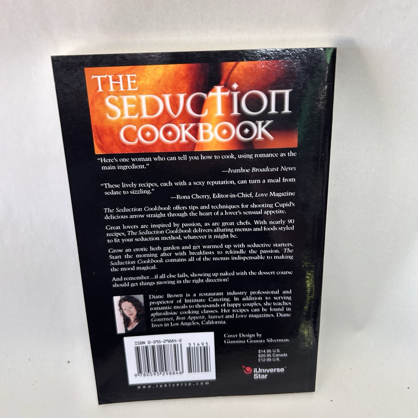 The Seduction Cookbook Diane Brown Romantic Recipes Cookbook Paperback