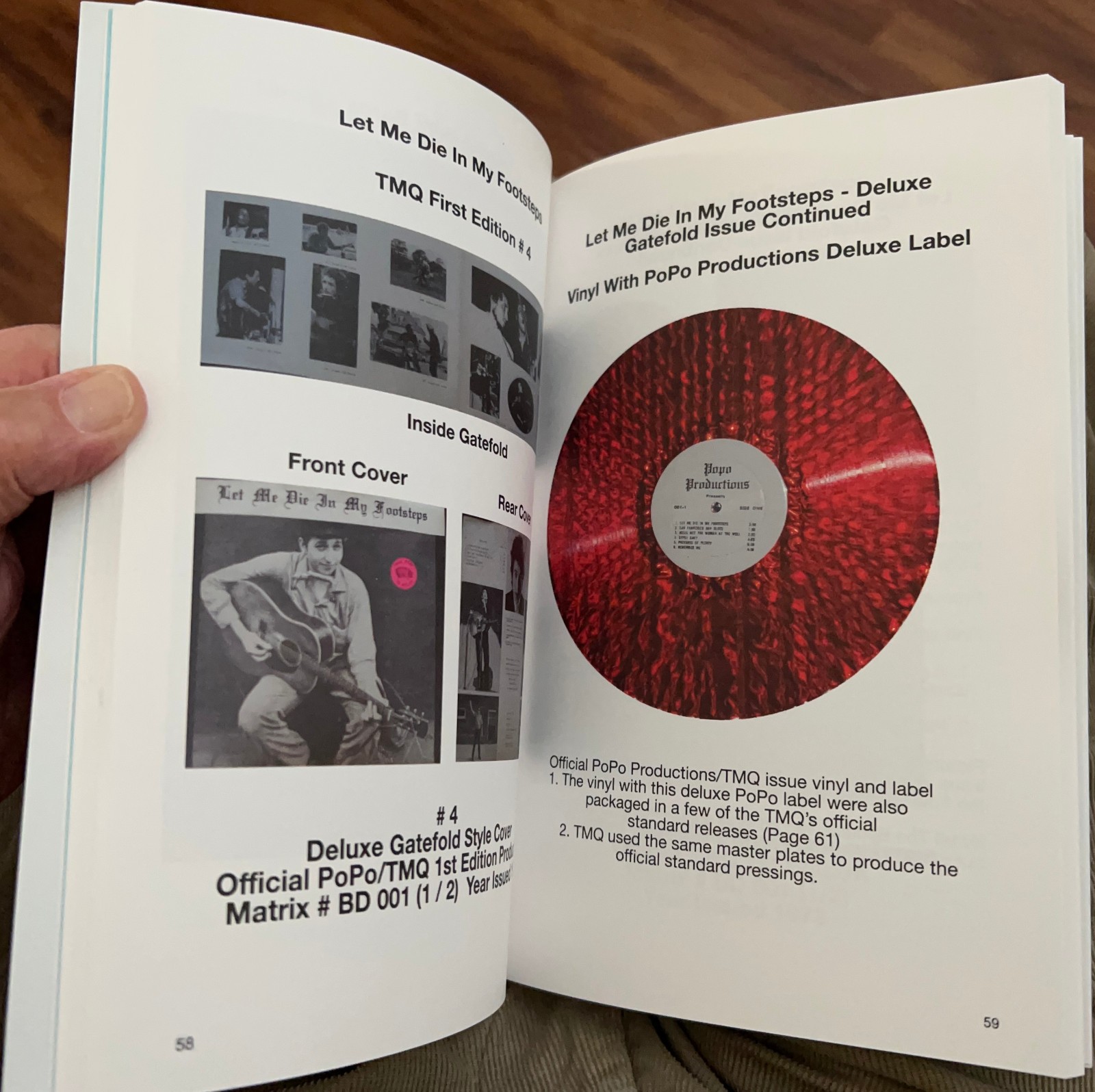 Book 6×9 132 page Illustrated picture book detailed guide Bob Dylan TMOQ/TMQ