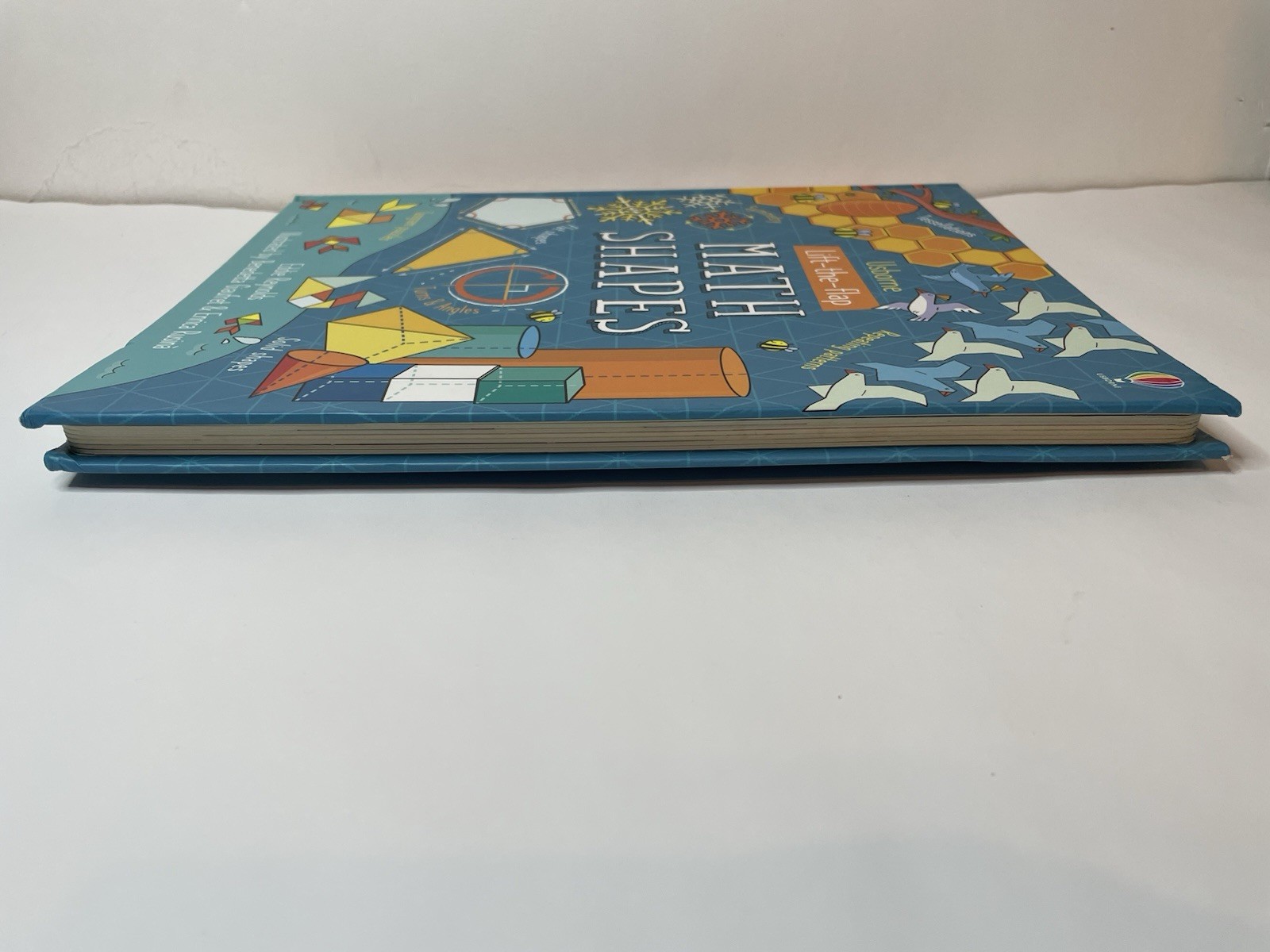 Usborne Math Shapes Lift-the-Flap Hardcover Ages 4-8 Activity Book Illustrated