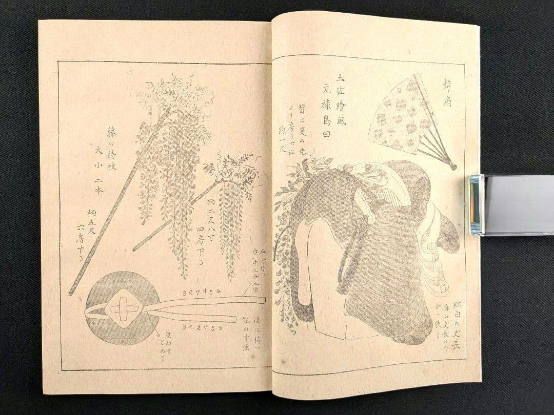 W124 Illustrated Theater Dance Art Part 6 with Bag 9.3×6.3in Color Woodblock