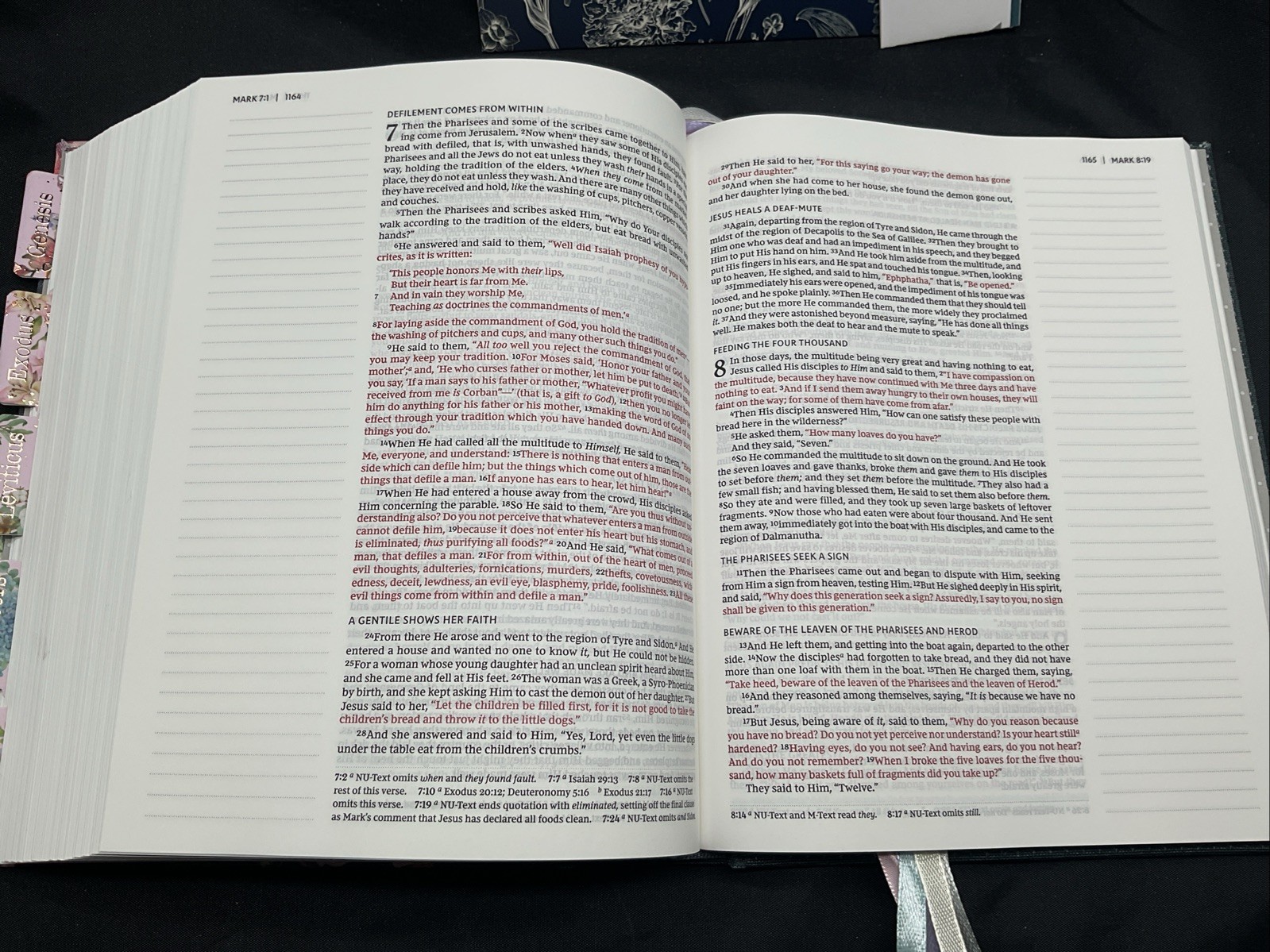 NKJV Journal the Word Bible Cloth over Board Gray USED SEE Description 2018