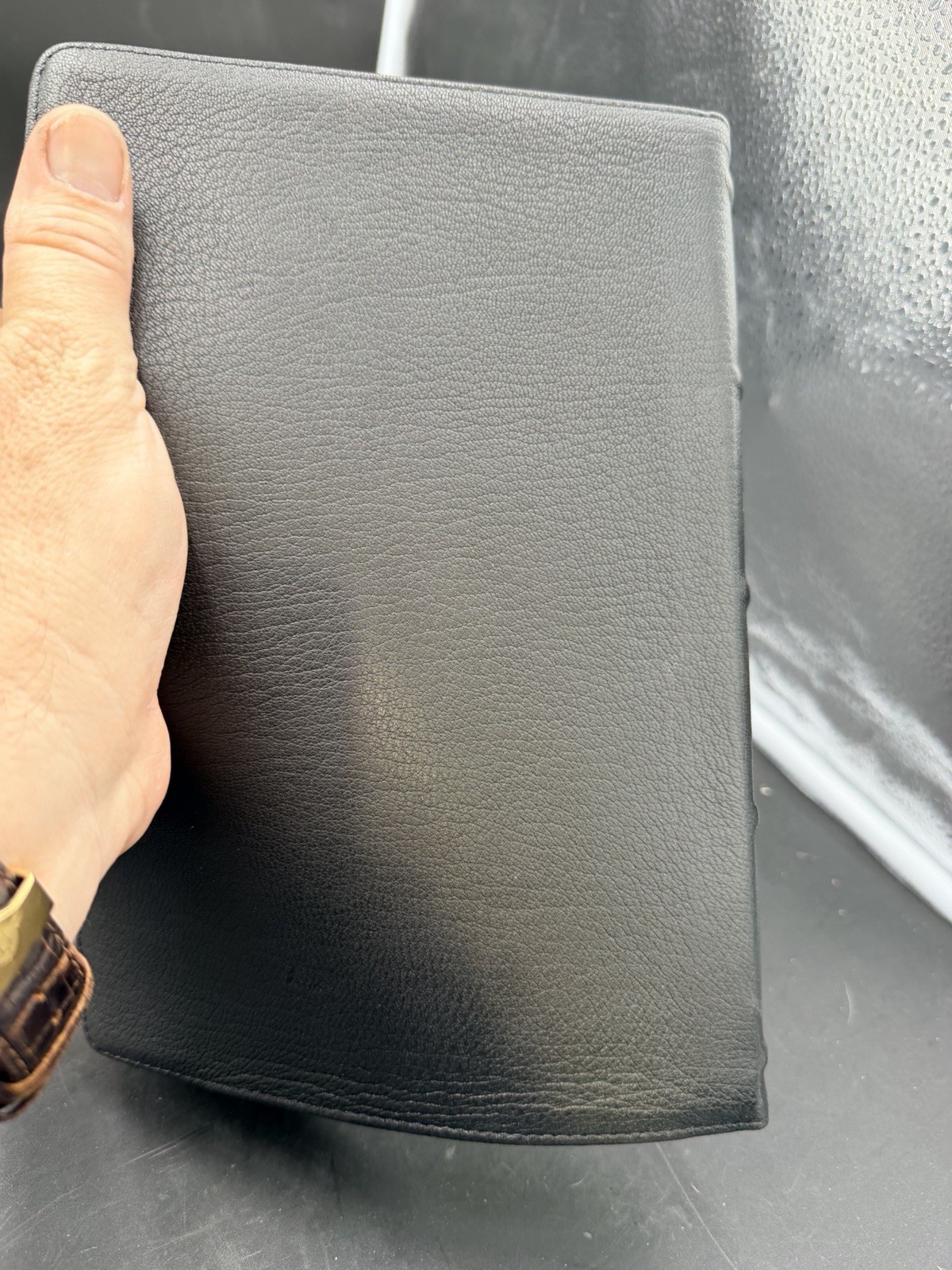 NASB Preacher’s Bible Premium Goatskin Leather Black Premier Collection 1995 tex