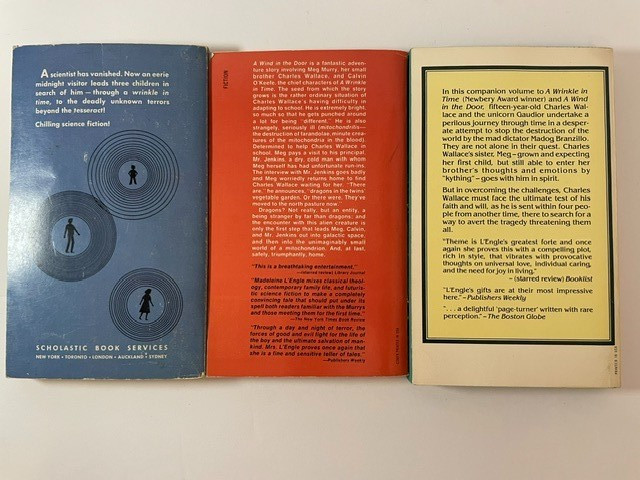Vintage Madeleine L’Engle Time Trilogy Set 3 Dell / Laurel ~ Wrinkle in Time