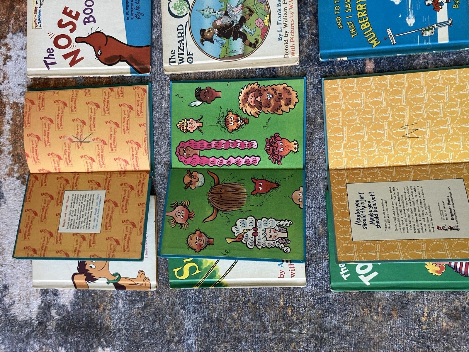 Dr Seuss Beginner Books lot 18 Classic Hardcover Bright And Early Berenstain OZ