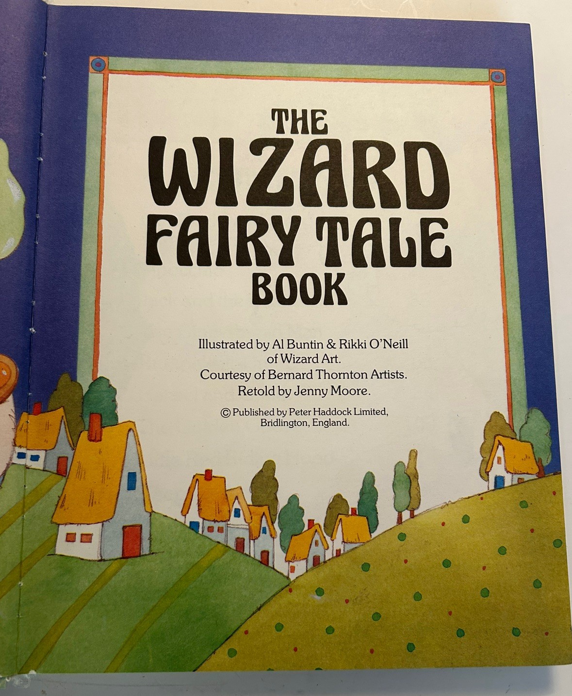 The Wizard Fairy Tale Book, No author. Hardcover 155 Pages VGC
