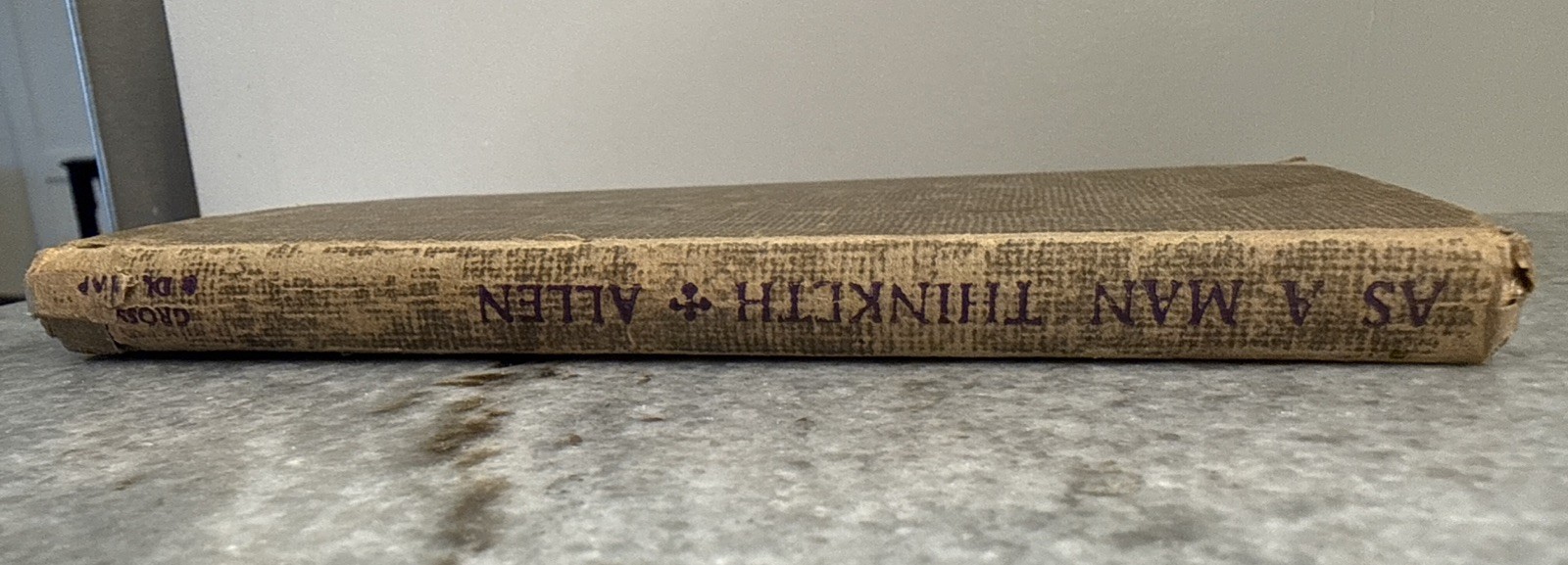 RARE James Allen As a Man Thinketh Hardcover Grosset & Dunlap English Self-Help