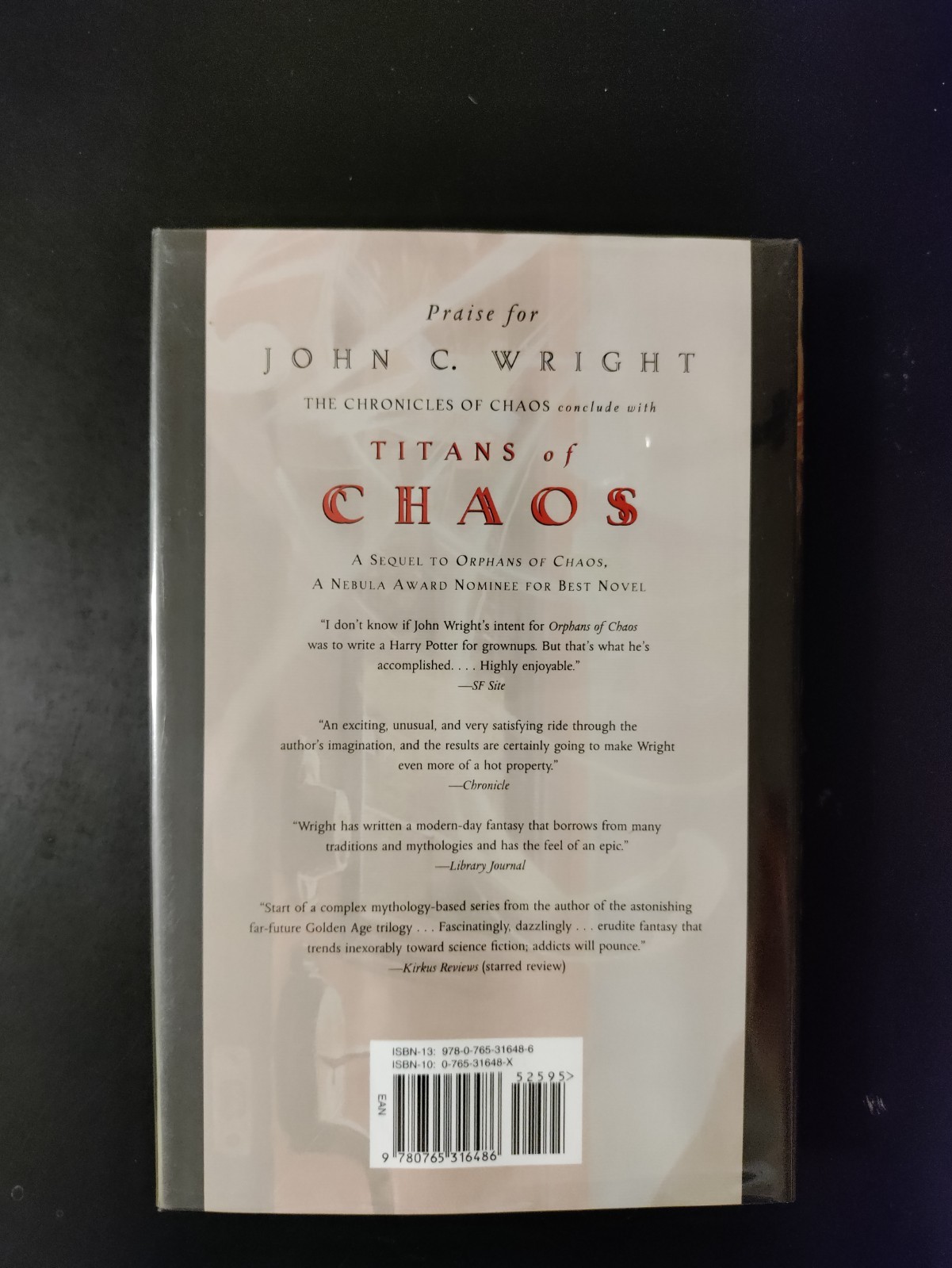 Titans of Chaos by John C. Wright 2007 HCDJ First Edition/1st Printing